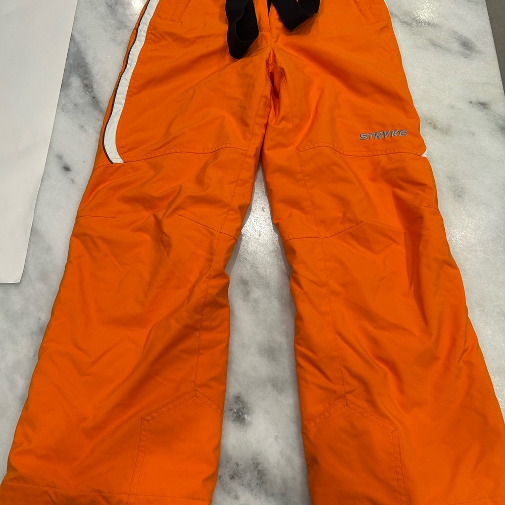 Stryke by Spyder Bright Orange youth Snow Pants size 16